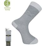 Bambu Erkek Çorabı - Tumaniş - Gri (17104-R6)