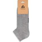 Bambu Erkek Patik Çorap Gri - 40 - 46