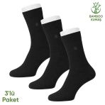 Bambu Erkek Soket Çorabı - 3 Çift - Dikişsiz - Gori -17135 - Set 5