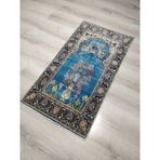 Bambu Halı Seccade Sec15 Turkuaz Namazlık 70x110 Cm