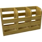 Bambu Kaşıklık 3 Bölmeli Organizer