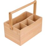 Bambu Kaşıklık, Şık Kahverengi Tasarım, Kullanışlı ve Doğal Görünüm. - Seçenek 1 - Ahşap - Ceviz