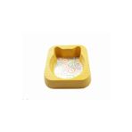 Bambu Kedi Köpek Mama Ve Su Kabı Bo-3182 500 Ml Sarı