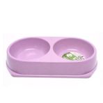 Bambu Kedi Küçük Irk Köpek İkili Mama Ve Su Kabı 250 ML x 2