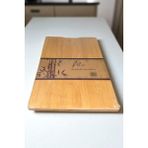 Bambu Kesim Panosu, Metal Saplı, 36X26 Cm, Dayanıklı ve Şık Tasarım - Altın - Seçenek 1