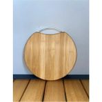 Bambu Kesim Sunum Tahtası 28*28*1,5 cm ROYALEKS-70467 Mariposa Secret - Renkli