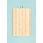Bambu Kesme Tahtası 27X30 Cm, Doğal Bambu Doğrama Ve Sunum Tahtası