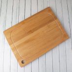 Bambu Kesme Tahtası Antibakteriel Yıkanabilir Doğrama Tahtası Dikdörtgen 34X24 cm | Antibakteriyel ve Yıkanabilir Bambu Kesme Tahtası - Hijyenik ve Dayanıklı Doğrama Işleriniz Için Ideal