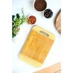 Bambu Kesme Tahtası Antibakteriel Yıkanabilir Doğrama Tahtası Oval 34 x 24 cm ,bambu Kesme Tahtası