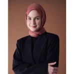 Bambu Kraş Eşarp (Tesettür Giyim, %100 Pamuk, Hafif, Rahat, Şık, Yüksek Kalite, Uygun Fiyat, Hijab, Shawl, Scarf, Lux, Original) - Marsala