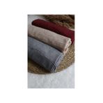 Bambu Kraş Şal 3’lü Set Gri,bej,bordo