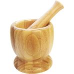 Bambu Motta Havan Ø11.8X11.8CM Küçük Çaplı Ezme Dövme Ergonomik Boyut Pratik Dost Mutfak 1 Adet