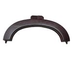 Bambu Oval Ahşap Çanta Bursu 20 cm MB12 Kahve Bordo