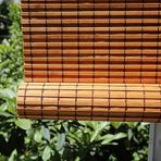 Bambu Rulo Stor Perde Gizlilik Güneş Filtreleme Gölge Perde Dış Mekan/Bahçe/Veranda/Balkon/Galeri için Ahşap Karartma Panjurları Özelleştirilebilir Boyut (100 x 200 cm)