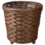Bambu saksı, kahverengi, 12 cm