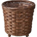 Bambu saksı, kahverengi, 15 cm