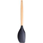 Bambu Saplı Silikon Spatula 32 cm SMG001 - Gri