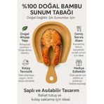 Bambu Sunum Tabağı – Saplı Ergonomik Tasarım, Doğal Ahşap, Çevre Dostu, Kahvaltı, Peynir, Meze Tatlı Sunumu İçin Şık Dayanıklı