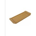 Bambu Sunum Tepsi 35X15X2,5CM Dikdörtgen Uzun Dekoratif Sağlam Hediyelik Modern Şık 1 Adet