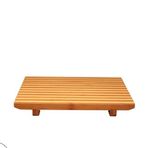Bambu Sushi Sunum Tabağı 270 mm X 180 mm Tabak Sushi Tabak Japon Tarzı Sushi Tabak Yemek Tabağı Servis Tabağı Atıştırmalık Tabağı Servis Tabağı Japon Yemekleri için Ev Mutfak Restoran bambu tabak bambu sushi tabak bambu servis