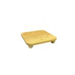 Bambu Top Ayaklı Kare Sunum Ve Kesim Panosu