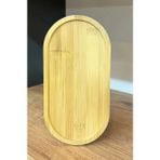 Bambu Yağdanlık Altlığı Sabun Standı Çok Amaçlı Sunumluk 23X12 - Kahverengi