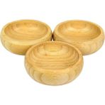 Bambu Yuvarlak 3’lü Çerezlik 9cm
