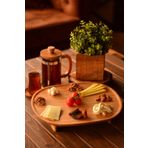 Bambum B0251 Meridus Ayaklı Sunum Tepsisi