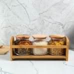 Bambum Bench Plus 4 Parça Standlı Baharat Takımı 500 ml