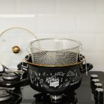 Bambum Darky Siyah 22 cm Emaye Kızartma Tenceresi