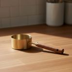 Bambum Escala Ahşap Saplı Gold Ölçü Kaşığı 125 ml