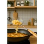 Bambum Ladle Bambu Saplı Tel 18 cm Kevgir