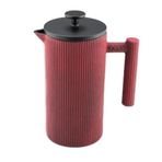 Bambum Linden 800 ml Kırmızı Döküm Demlik French Press