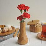 Bambum Lotus Bej 13 cm Vazo