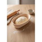 Bambum Puder - Ekmek Mayalama Sepeti Oval 24 Cm Ahşap