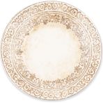 Bambum Şems Porselen Servis Tabağı 25 cm 5 Adet