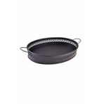 Bambum T1340 Sirenia Kulplu Oval Tepsi