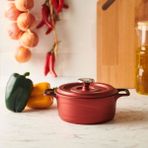 Bambum Venüs Mini Döküm Tencere Kırmızı 14 cm