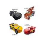 BAMTEBİ Diecast 4 lü Cars Arabalar Çek Bırak Arabalar Metal McQuenn jack Storm Tow Mater Cruz Ramirez 8 cm