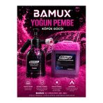 Bamux 5 Lt Yoğun Pembe Köpük + Köpük Pompası | Cilalı Yoğun Köpük | Boya Dostu Oto Yıkama Seti