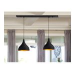 Bamyum İkili Uzun Siyah Sarkıt Avize