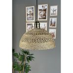 Bamyum MODEL X Bohem Recycle İplik Jüt El Yapımı İplik Eskitme Lale Başlık Tekli Avize