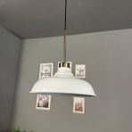 Bamyum Nota Beyaz Tekli Avize Ince Eskitme Başlık Salon Mutfak Koridor Hol Otel Avizesi Lamba Aydınlatma