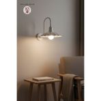 Bamyum Risso Beyaz Metal Aplik Mutfak İç Mekan Salon Cafe Ofis Pastane Modern Dekoratif Aplikleri