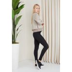 Banada Moda Kadın Çift Renkli Spor Ceket - Krem Rengi