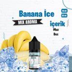 Banana Ice Mix Aroma Muz Buz Gıda Aroması 10 ml