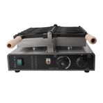 Banana Waffle Maker, Banana Shape Waffle Maker 5 Bölümler Verimli 1800W Anti-Sopa Kaplama (AB fiş 220v)