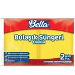 Banat 2'li Bella Oluklu Bulaşık Süngeri