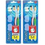 Banat Deep Clean Derinlemesine Temizlik Diş Fırçası 1+1 Orta (2 paketi)