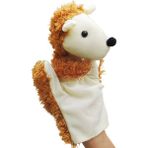 Banbo1 Kirpi Beş Parmaklı Eldiven Kuklası Peluş Oyuncak Çocuk Hediyesi 20CM (Yurt Dışından) - Kahverengi